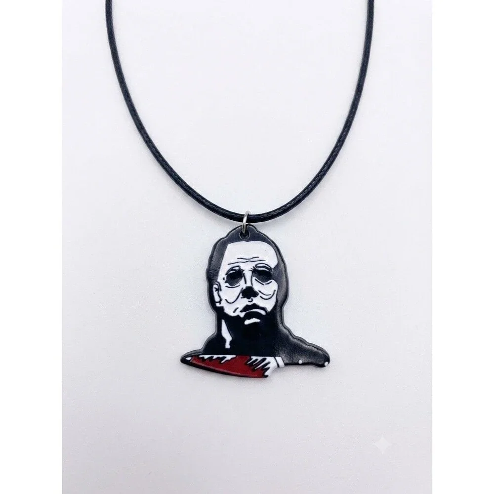 Michael Myers Pendant Necklace - Halloween Horror Movie Slasher Jewellery Gift